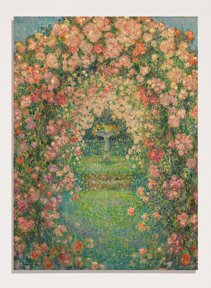 "The Rose Garden, Gerberoy" Art Print