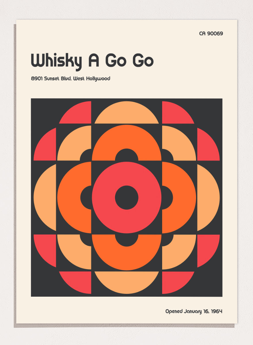 A retro-style poster or art print with the text &