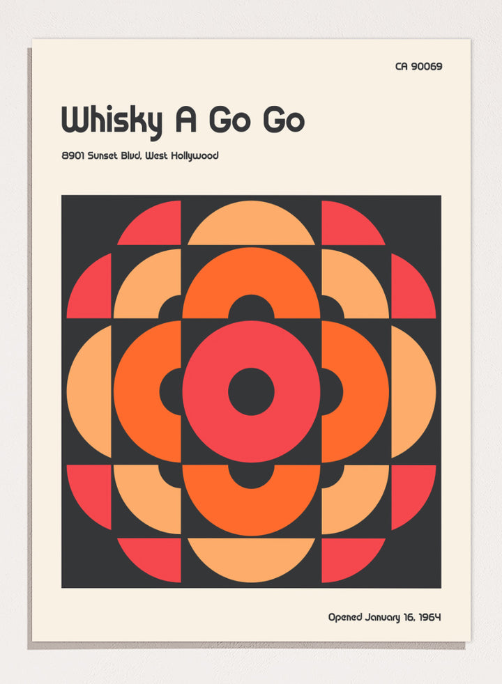 A retro-style poster or art print with the text &