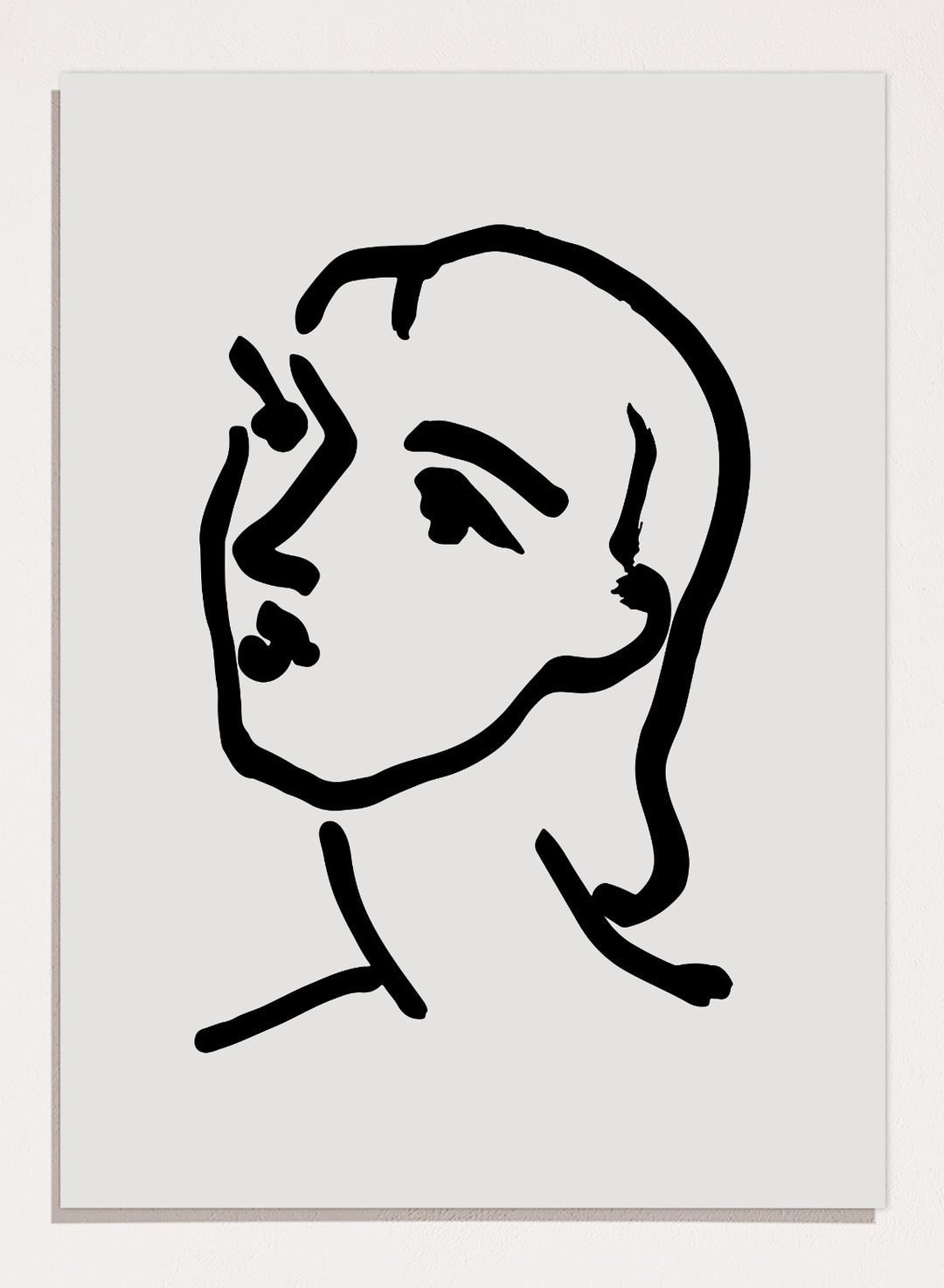 Sketch of Woman by Henri Matisse Print