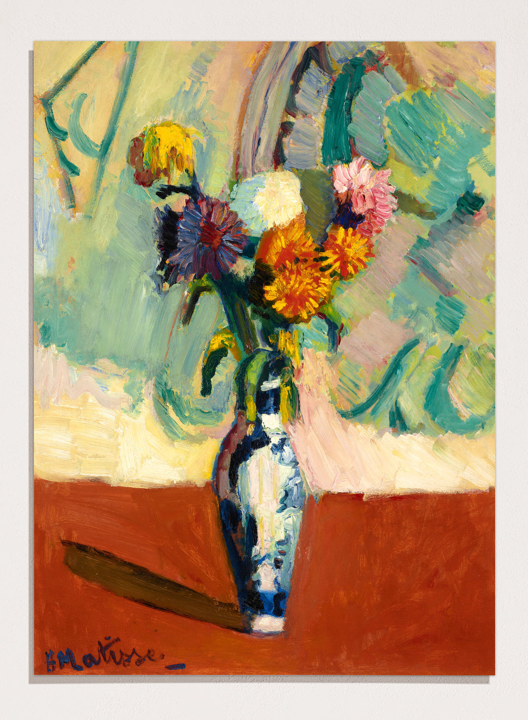 Henri Matisse Bouquet, Vase Chinois Art Print