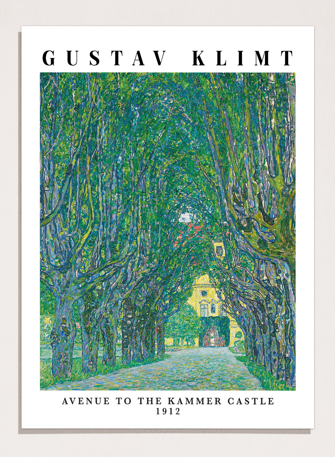 Gustav Klimt Avenue to the Kammer Castle 1912 Art Print