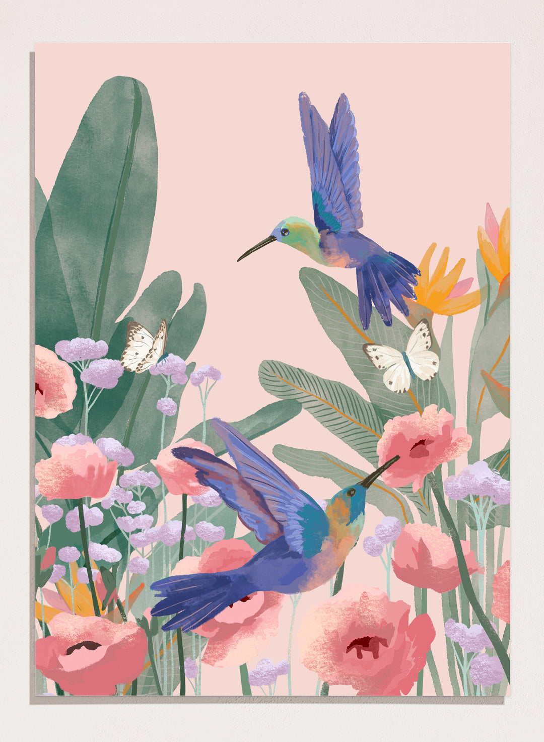 Goed Blauw - Hummingbirds Art Print