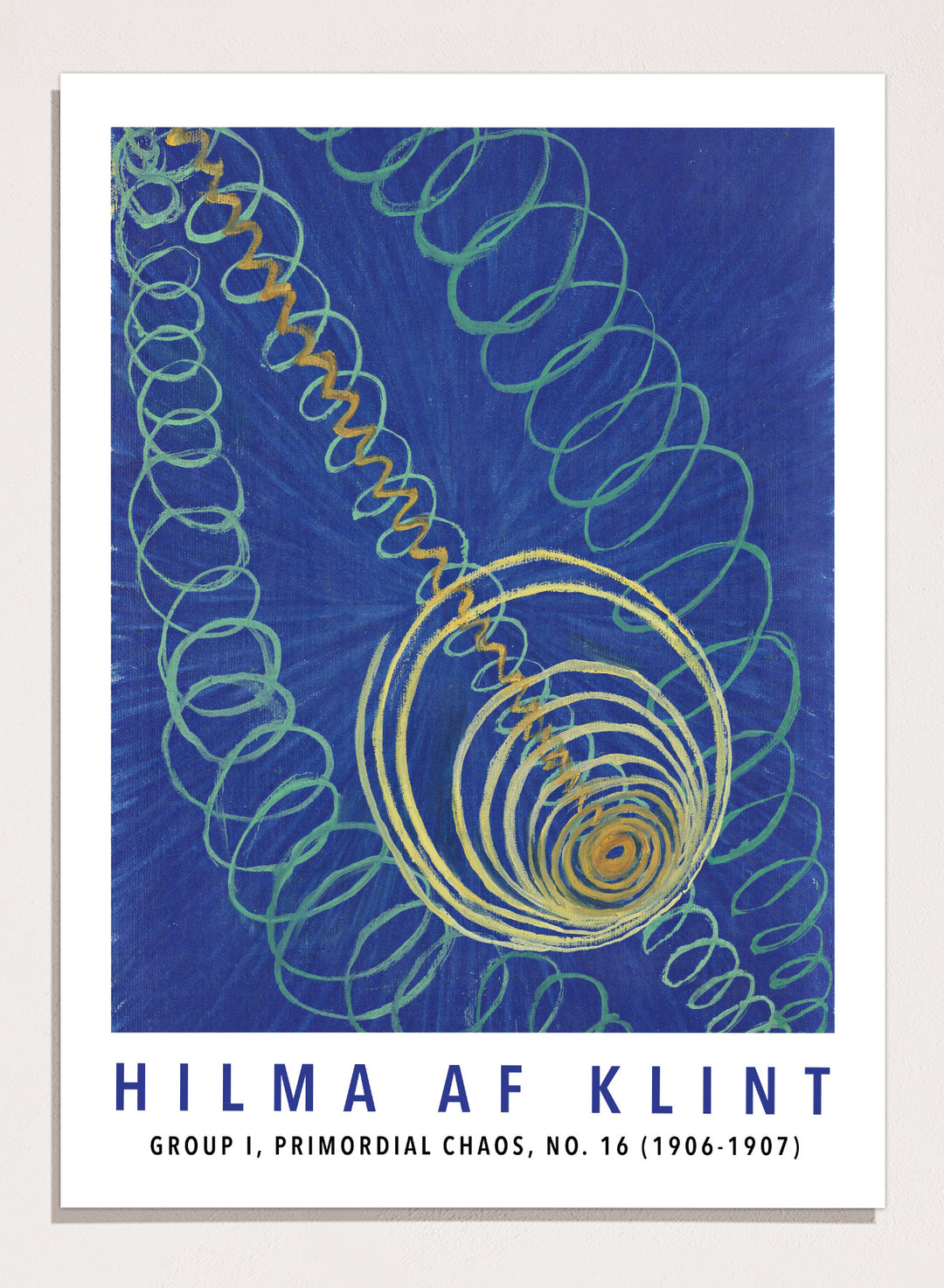 Hilma af Klint Group I, Primordial Chaos, No. 16 Art Print