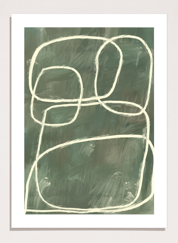 ‘Contours of Thought’ Aesthetic Art Print