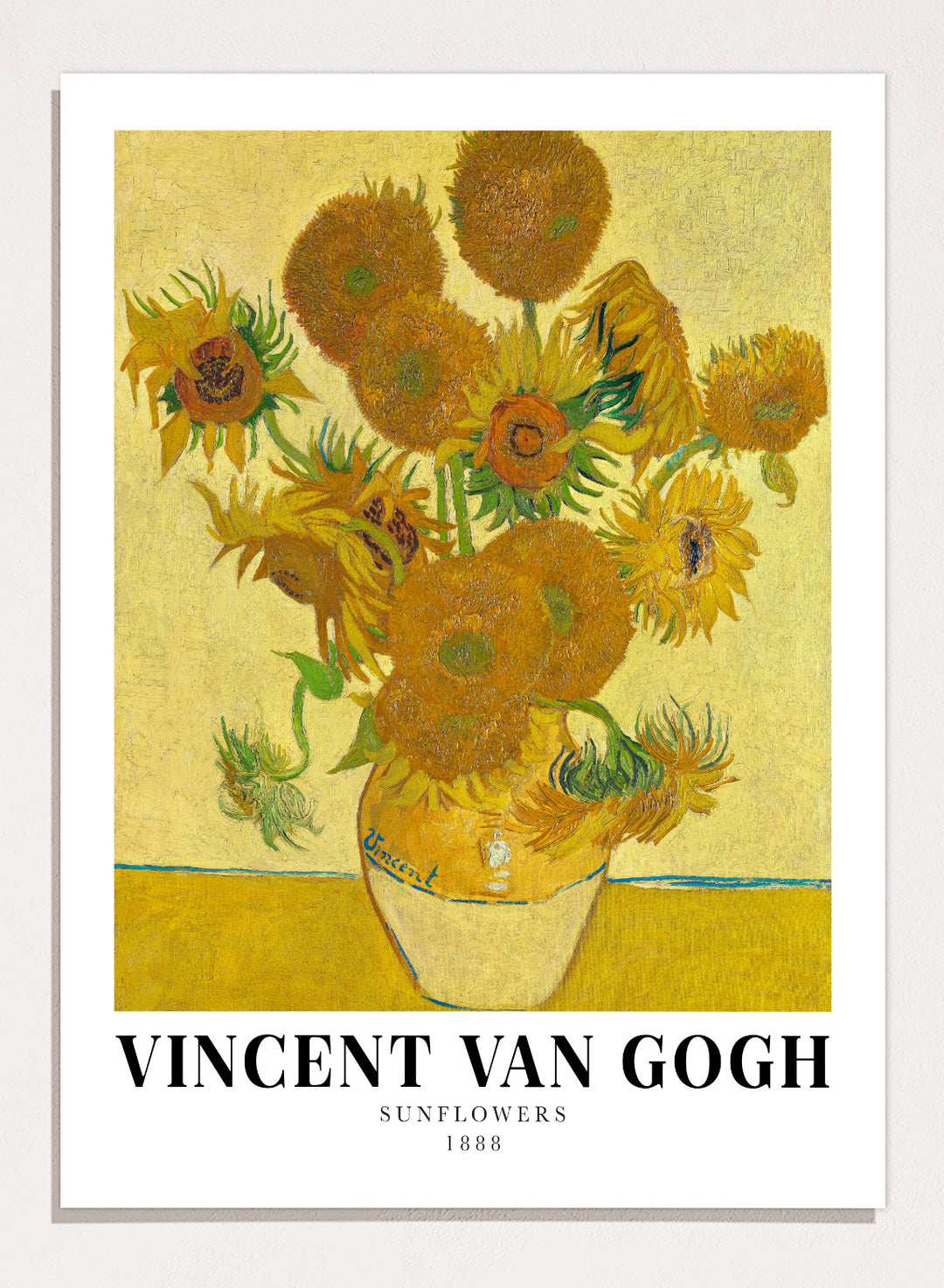 Van Gogh Sunflowers 1888 Art Print