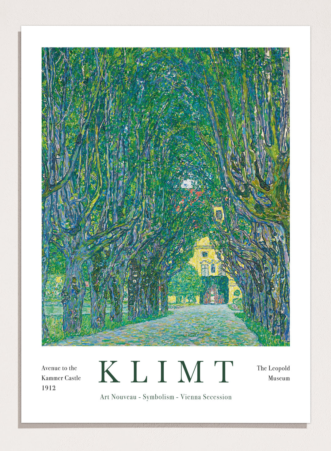 Gustav Klimt Avenue to the Kammer Castle 1912 Art Print