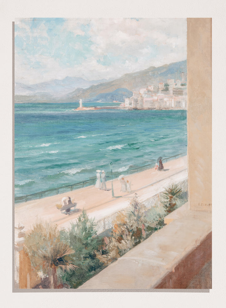 "From My Window in Cannes" Art Print