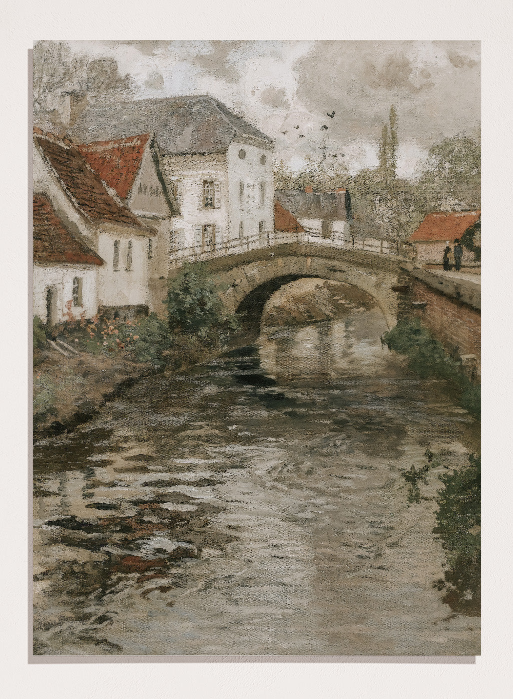 "Small Town Near La Panne, Belgium" Art Print