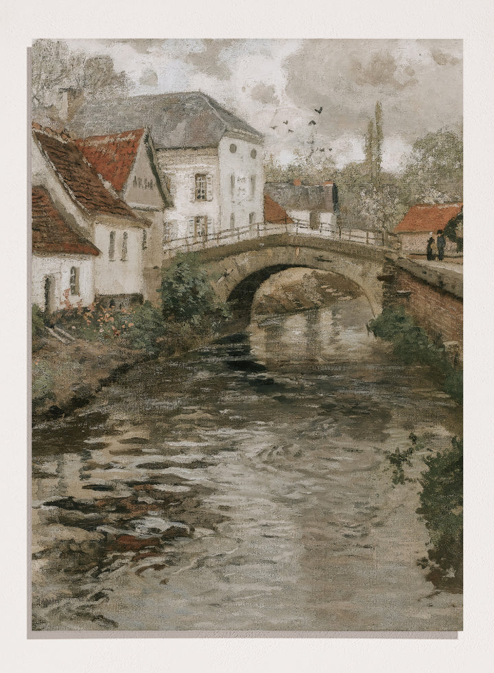 "Small Town Near La Panne, Belgium" Art Print