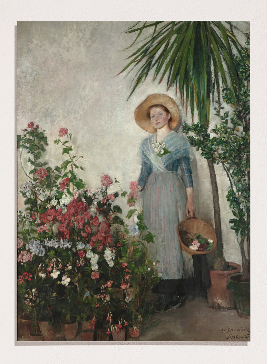 "In the Orangery" Art Print