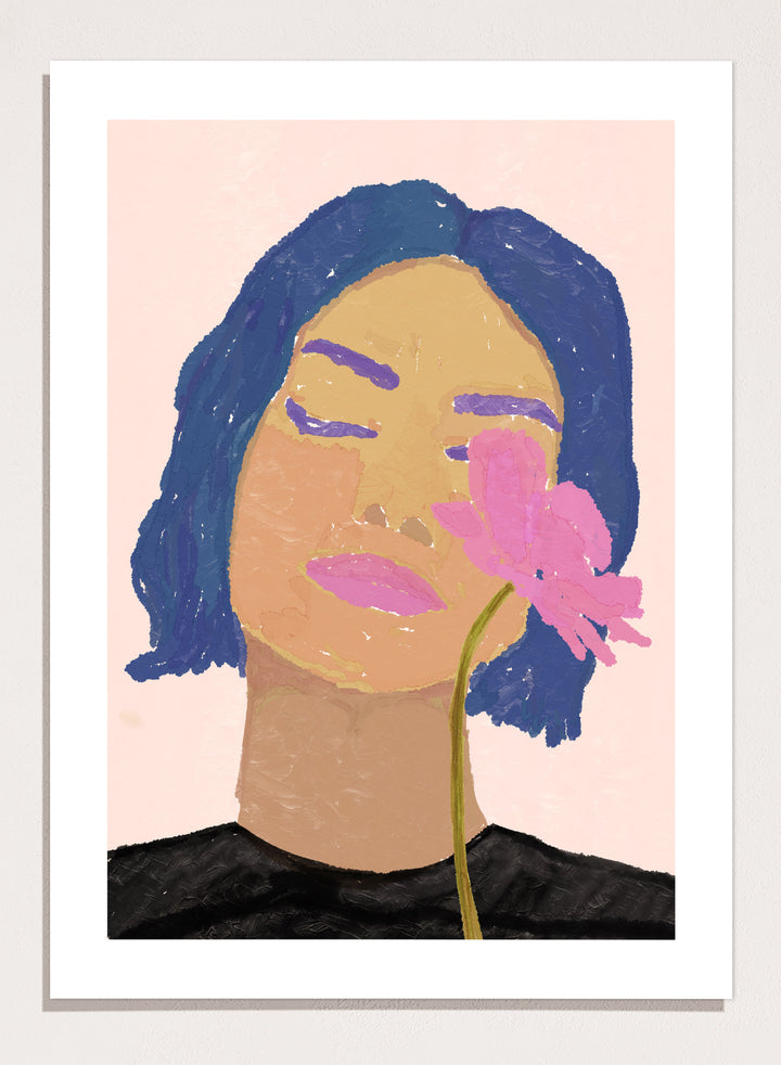 'Lost in Thought' Aesthetic Art Print
