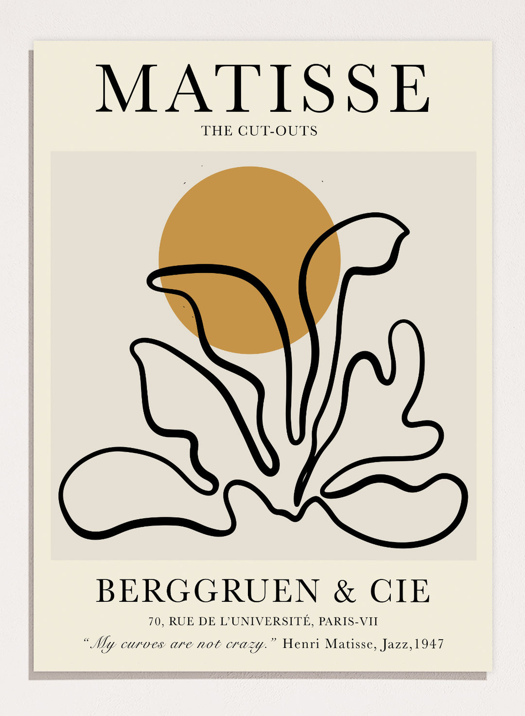 The Cut-Outs by Henri Matisse Print