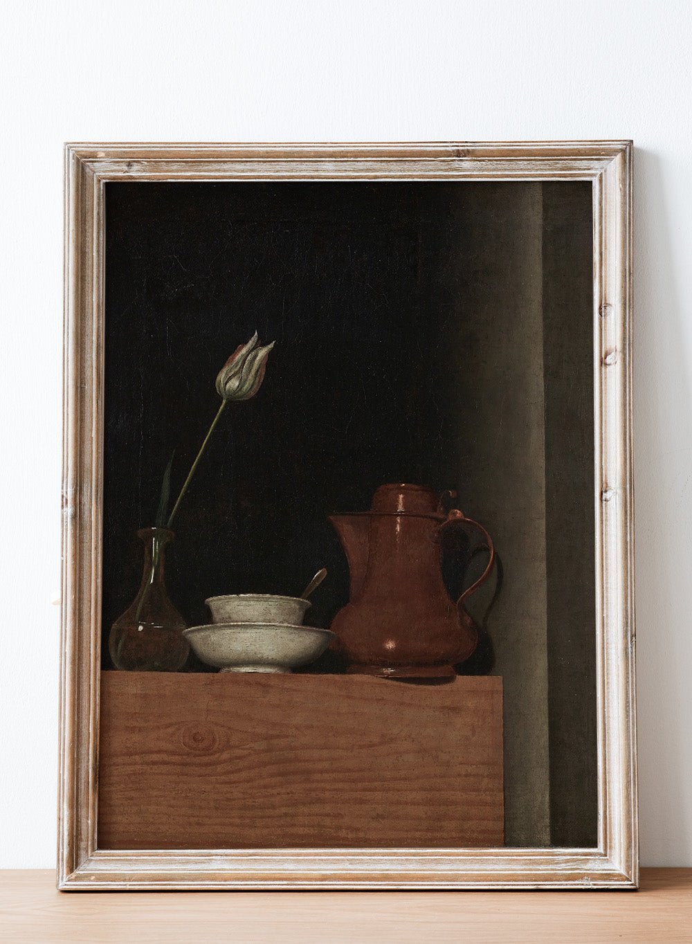 "Still Life with Jug and Tulip" Art Print_Sugar & Canvas