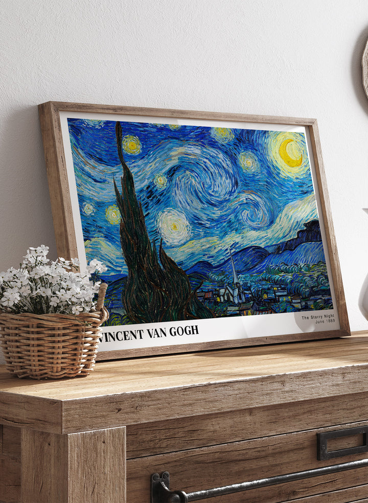 Van Gogh The Starry Night 1889 Art Print