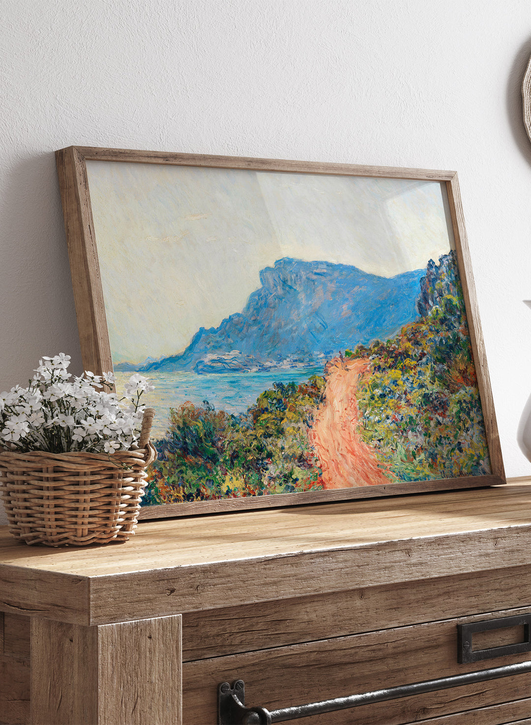 La Corniche near Monaco 1884 by Monet Print