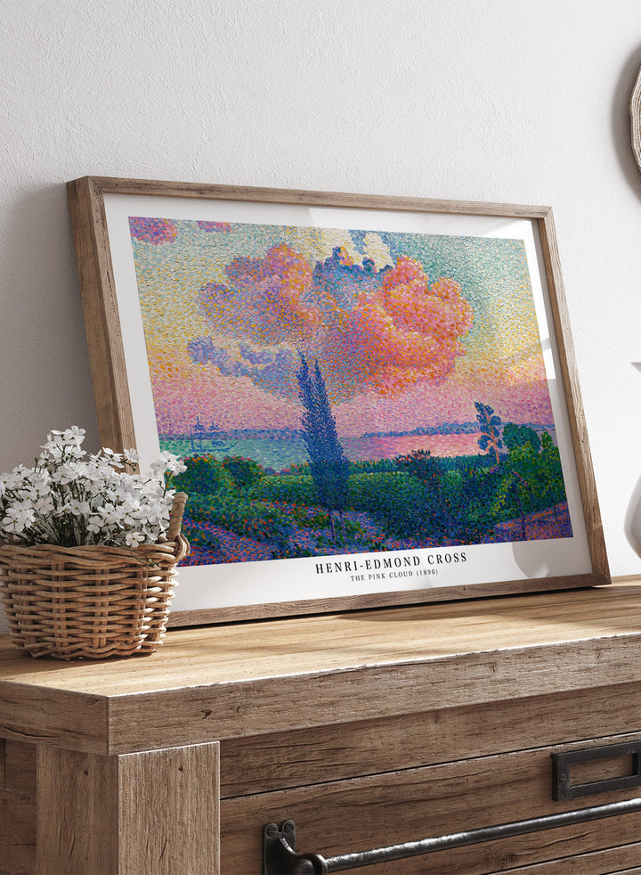 The Pink Cloud by Henri-Edmond Cross Print