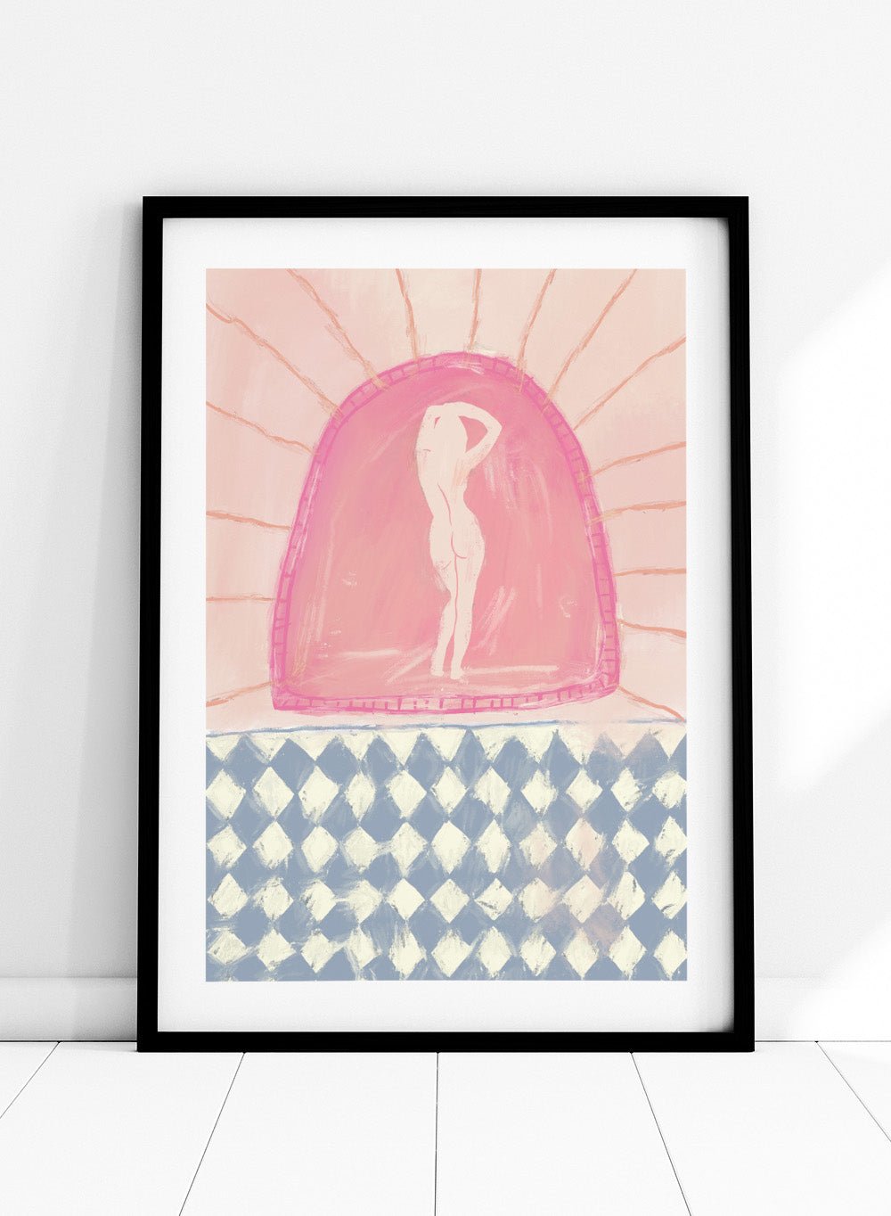 ‘Arched Figure’ Aesthetic Art Print_Sugar & Canvas