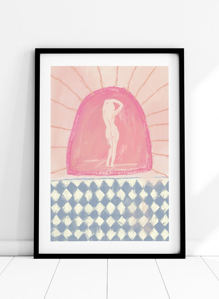 ‘Arched Figure’ Aesthetic Art Print_Sugar & Canvas