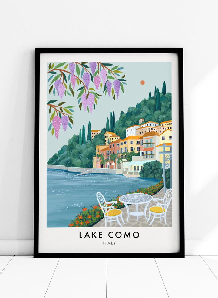 Lake Como Italy Art Print_Sugar & Canvas