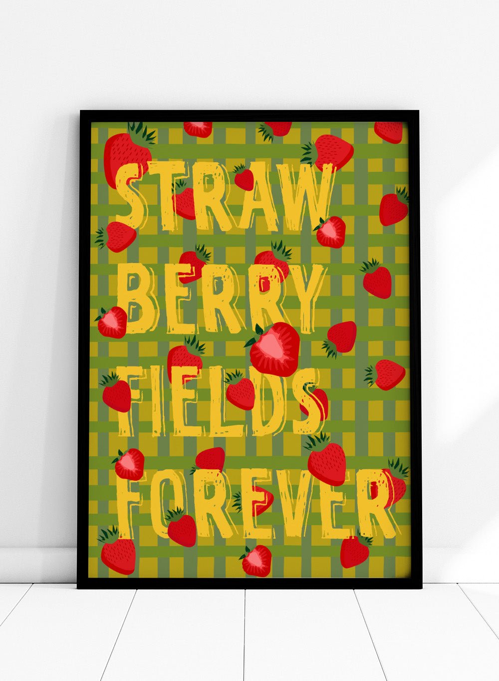 ‘Strawberry Fields’ Aesthetic Art Print_Sugar & Canvas