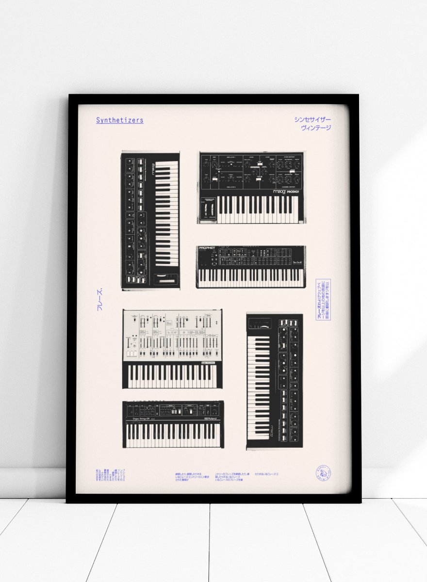 Florent Bodart - Vintage Synthesizer Collection Licensed Fine Art