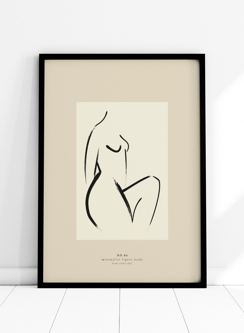 "Figure Study No. 06" Art Print_Sugar & Canvas