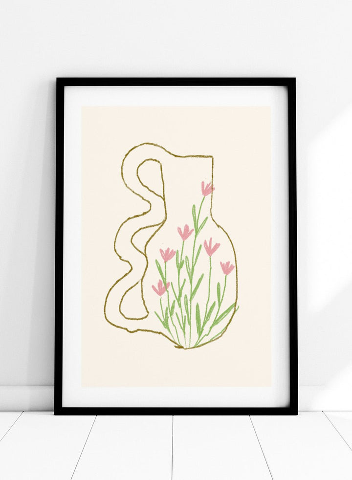 'Spring Vessel' Aesthetic Art Print_Sugar & Canvas