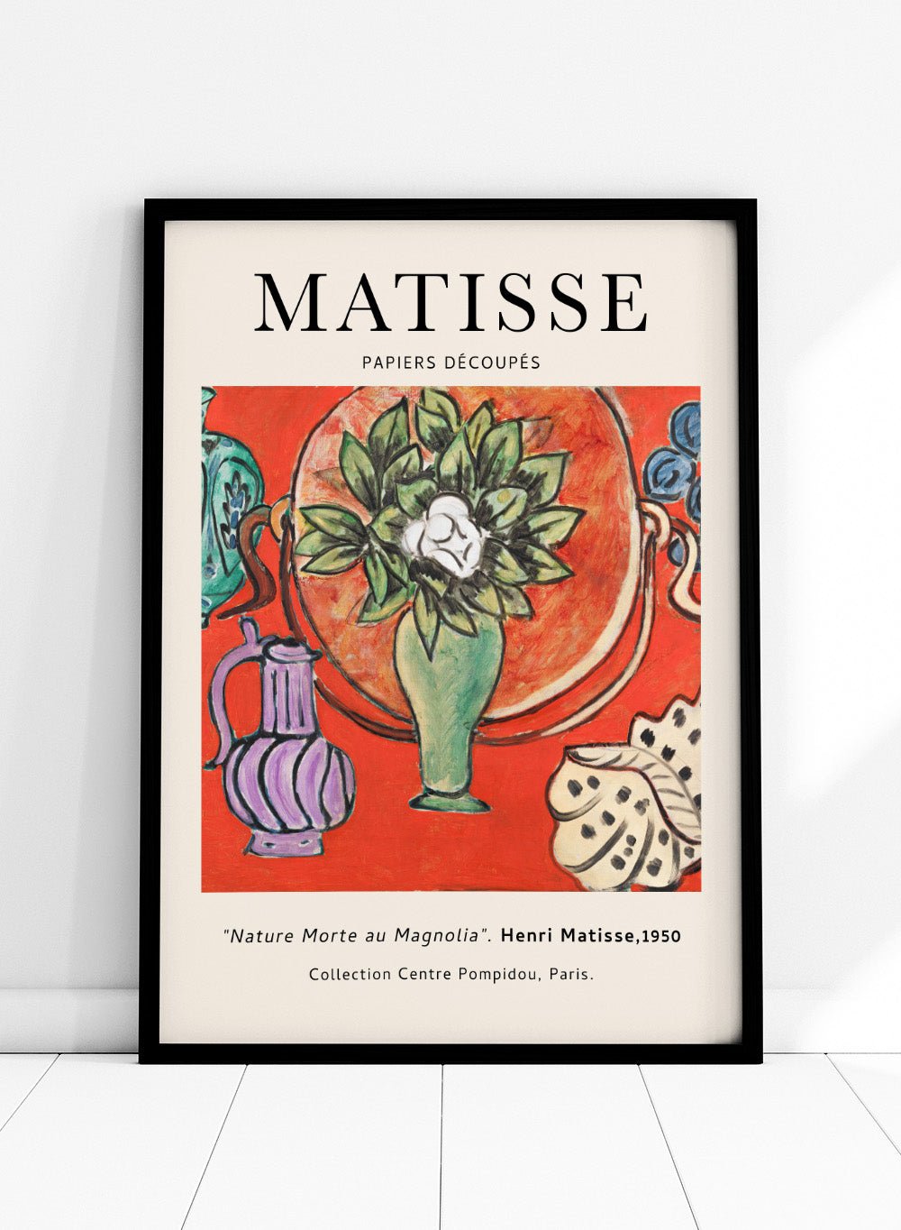 Henri Matisse Nature Morte au Magnolia 1950 Art Print Exhibition