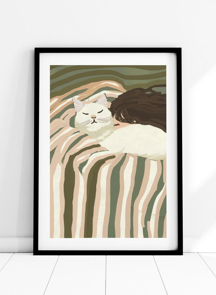 'Afternoon Nap' Aesthetic Art Print_Sugar & Canvas