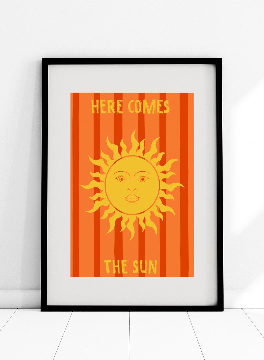 ‘Here Comes the Sun’ Aesthetic Art Print_Sugar & Canvas