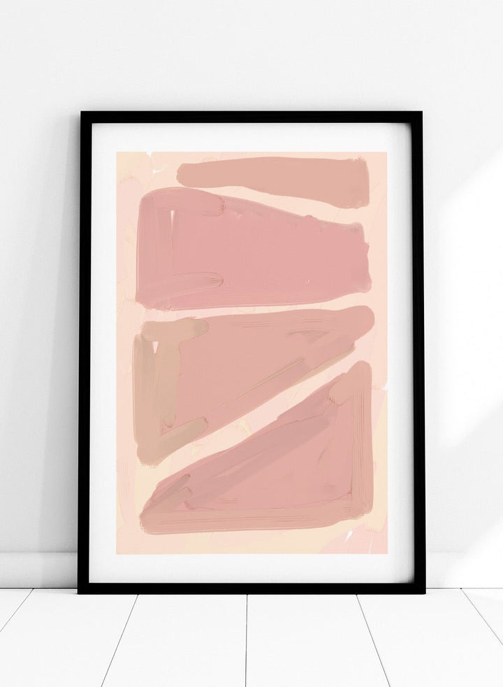 '‘Composition in Blush’ Aesthetic Art Print_Sugar & Canvas