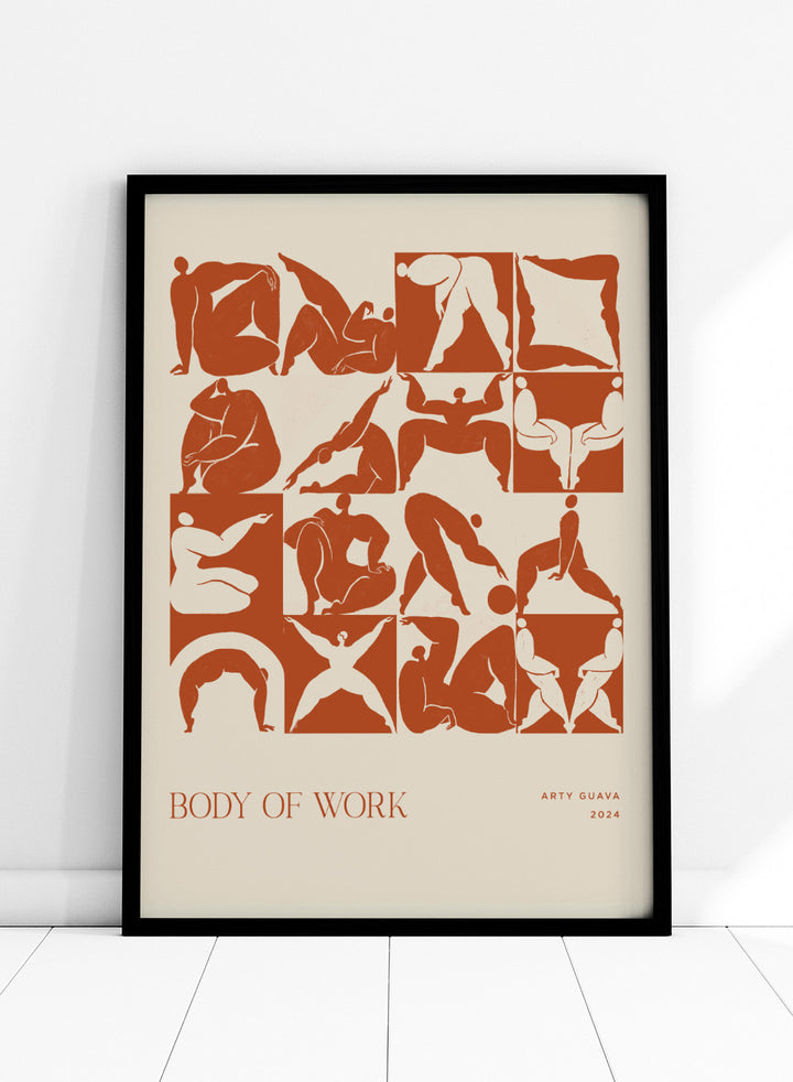 Arty Guava - Body of Work (Terracotta) Art Print