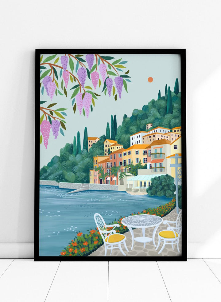 Lake Como Italy Art Print_Sugar & Canvas
