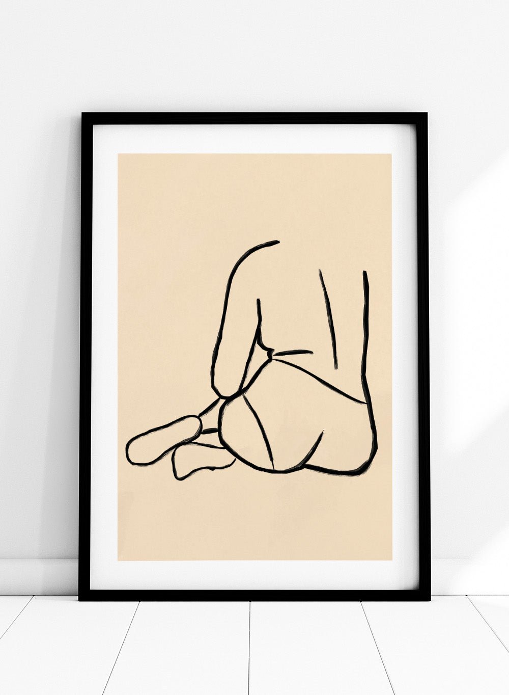 'Still Figure' Aesthetic Art Print_Sugar & Canvas