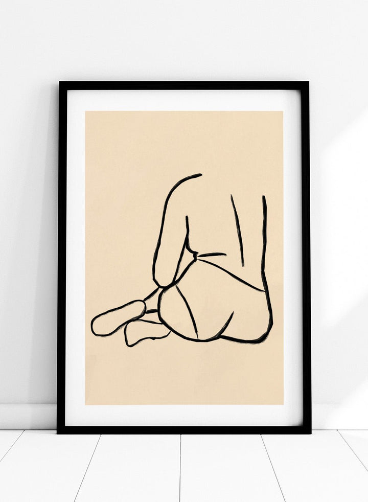 'Still Figure' Aesthetic Art Print_Sugar & Canvas