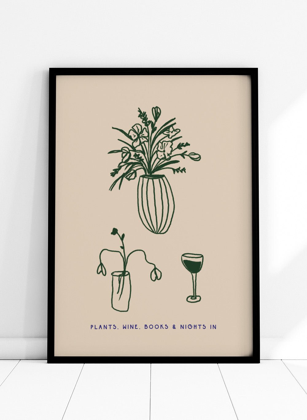 'Nights In' Aesthetic Art Print_Sugar & Canvas