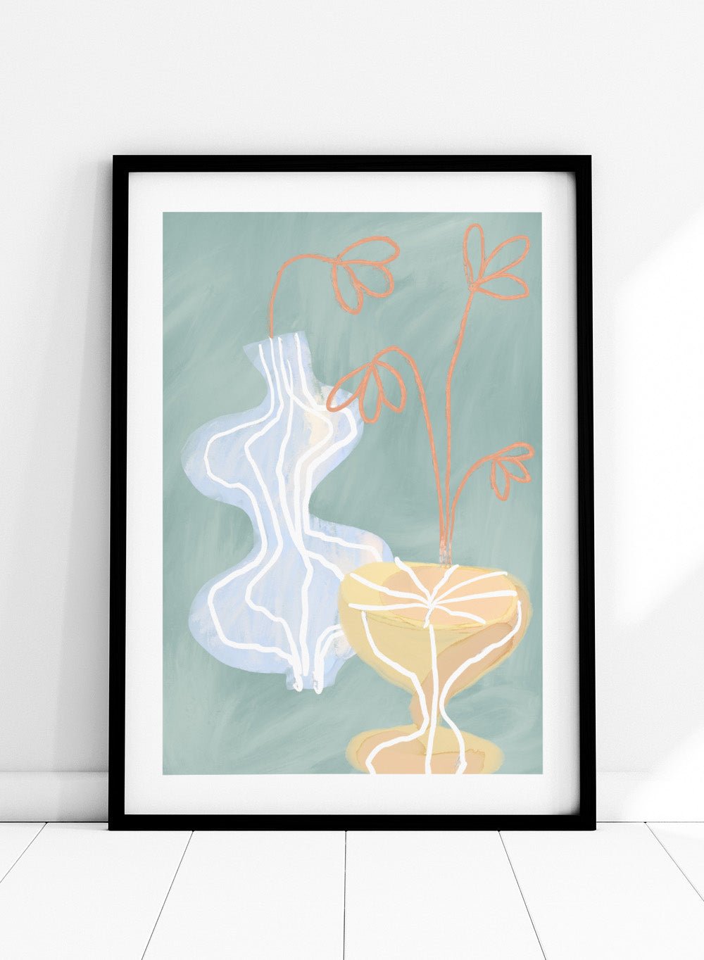 ‘Abstract Silhouettes’ Aesthetic Art Print_Sugar & Canvas
