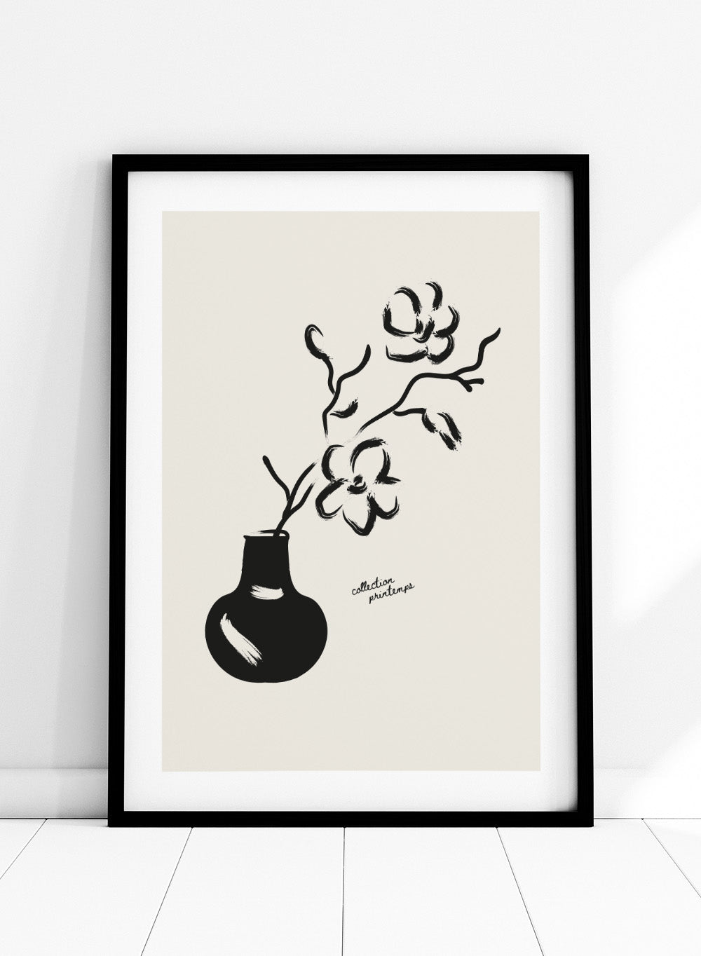 "Floral Vase Study" Art Print_Sugar & Canvas