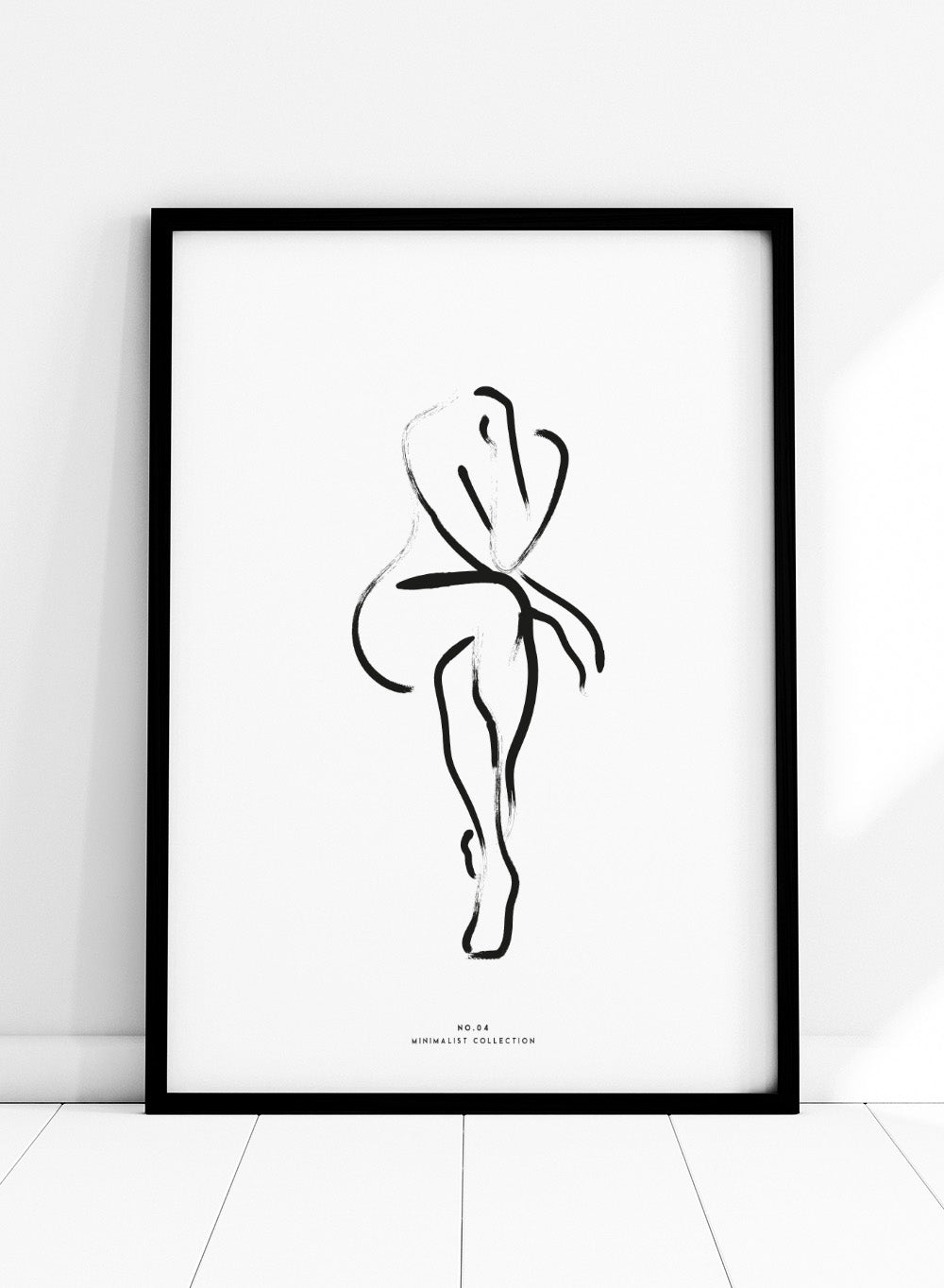"Seated Figure No.04" Art Print_Sugar & Canvas