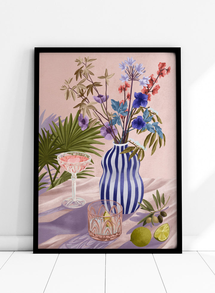 Goed Blauw - Lilac Summer Art Print