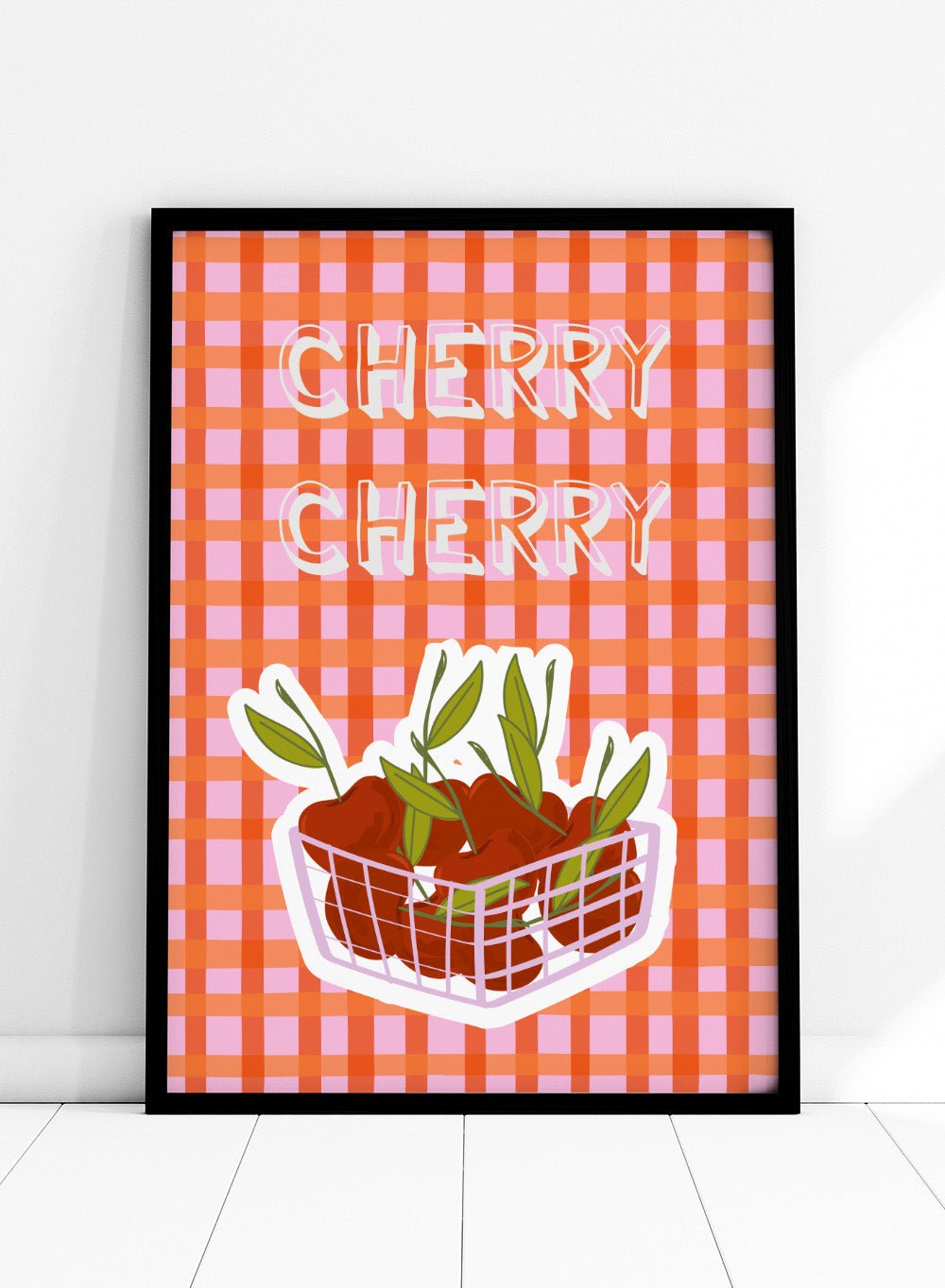 'Cherry Cherry' Aesthetic Art Print_Sugar & Canvas