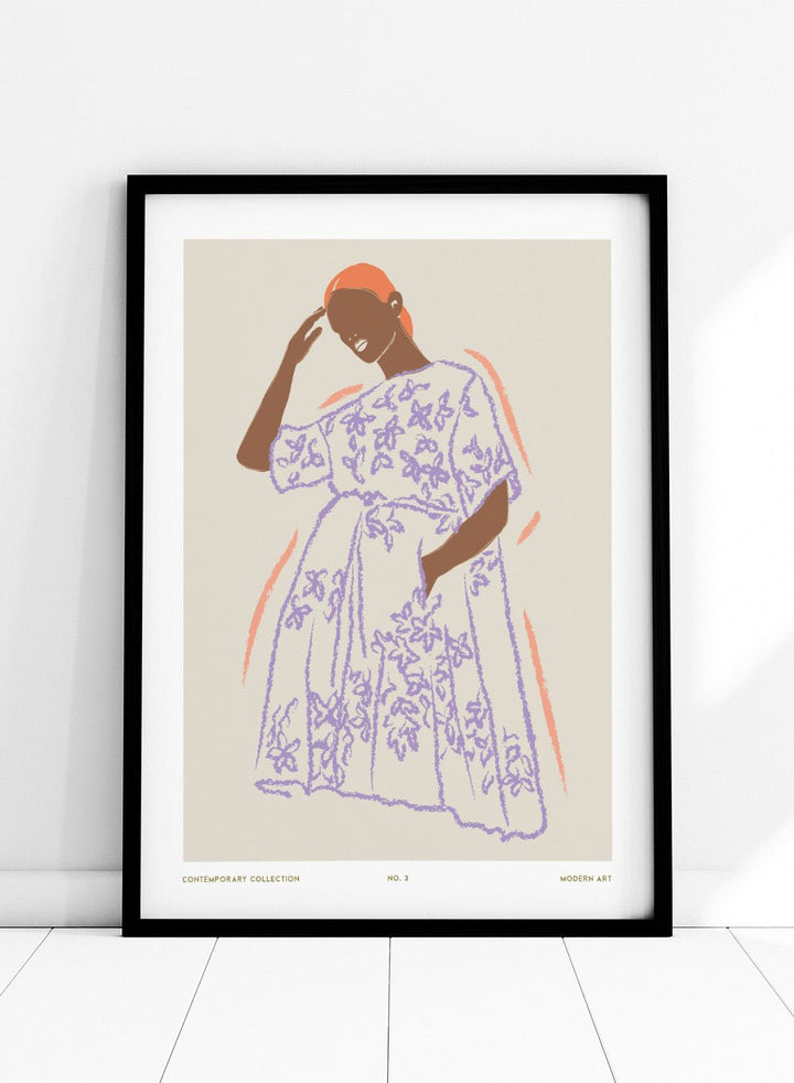 'Light & Lilac' Aesthetic Art Print_Sugar & Canvas