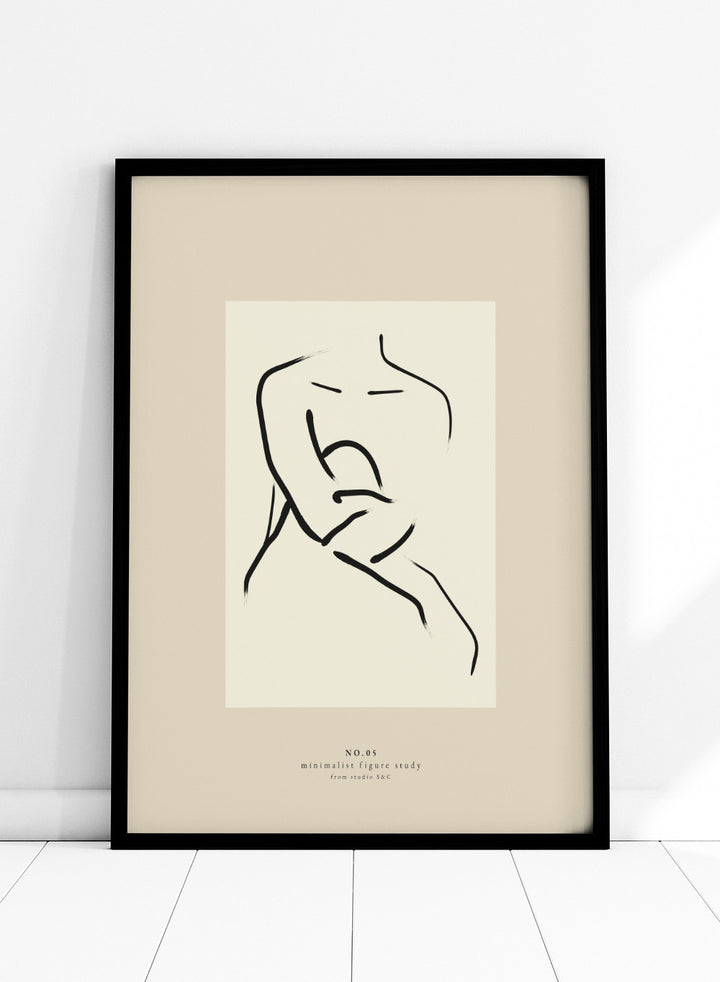 "Figure Study No. 05" Art Print_Sugar & Canvas