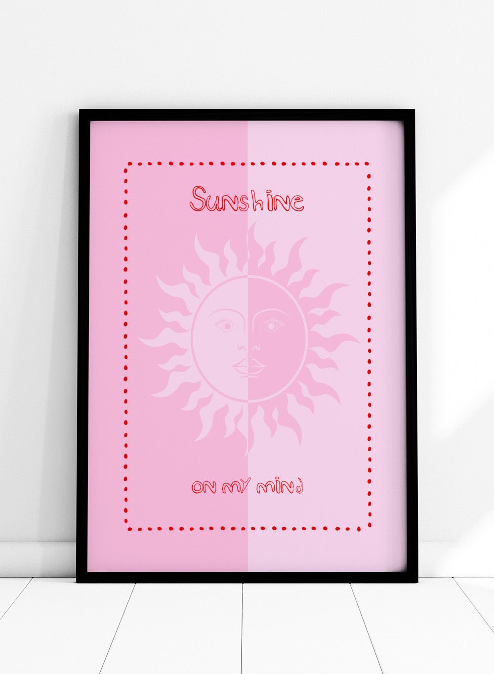 'Sunshine On My Mind' Aesthetic Art Print_Sugar & Canvas