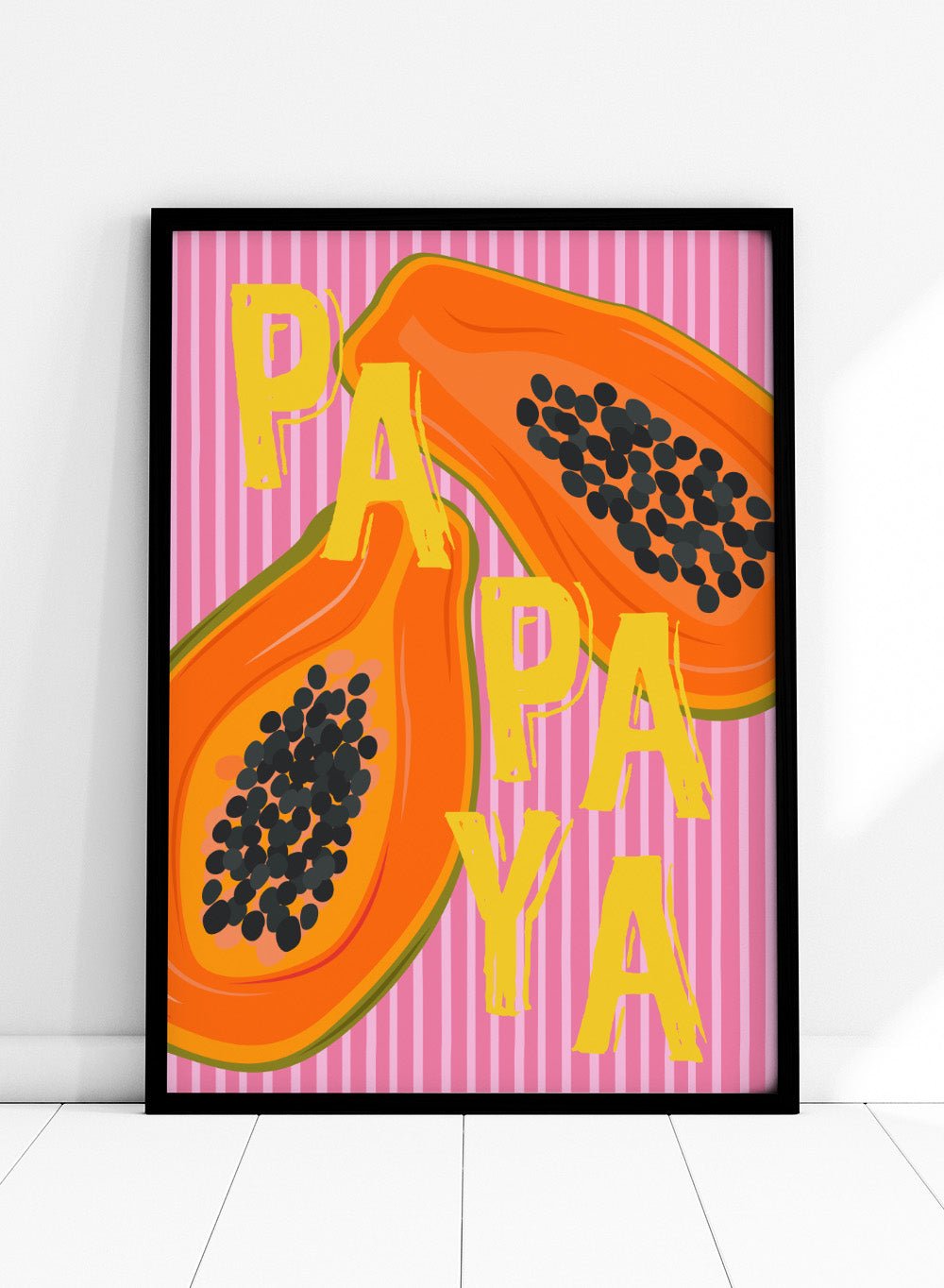 'Papaya Pop' Aesthetic Art Print_Sugar & Canvas