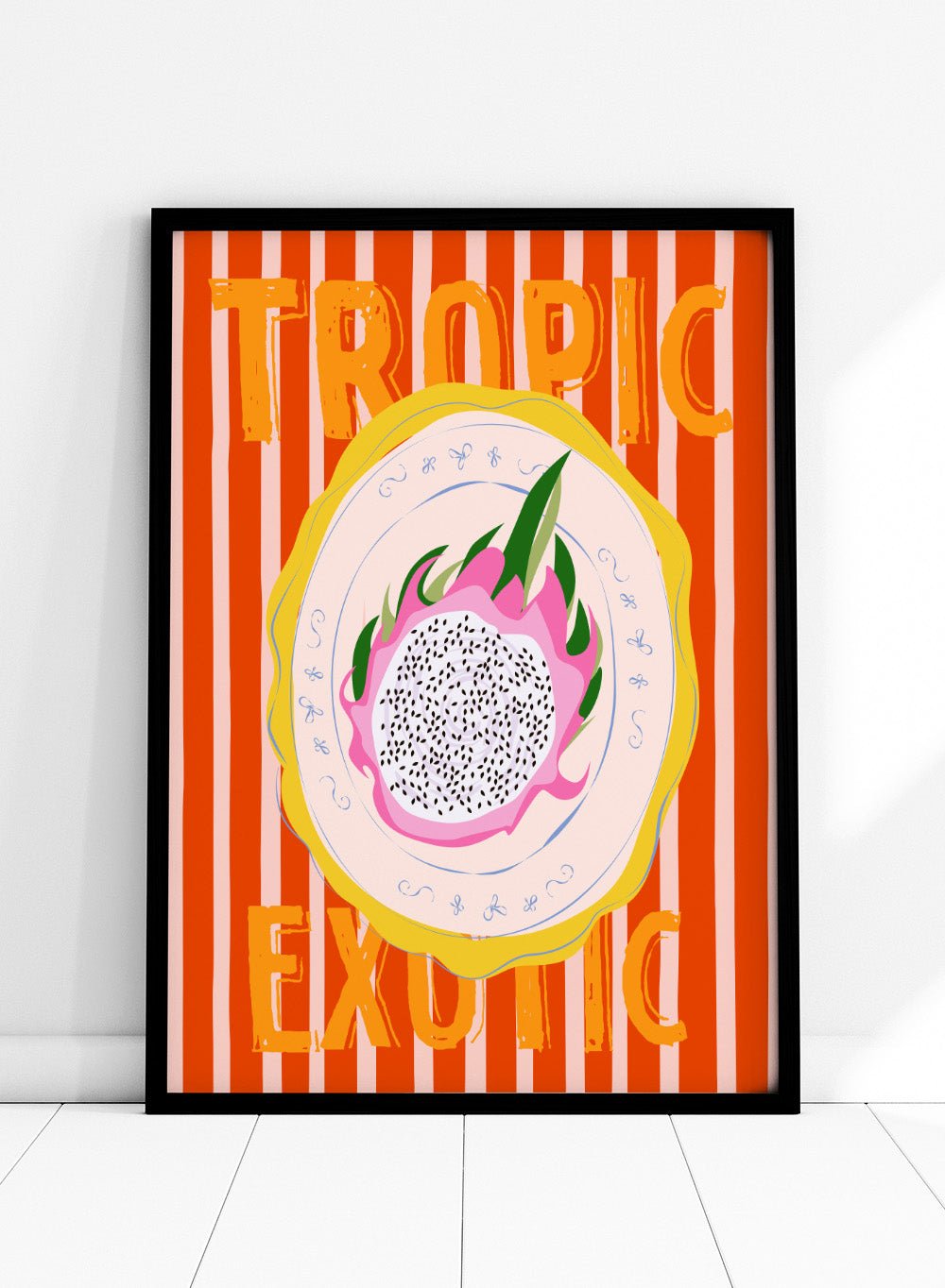 'Dragonfruit Delight' Aesthetic Art Print_Sugar & Canvas
