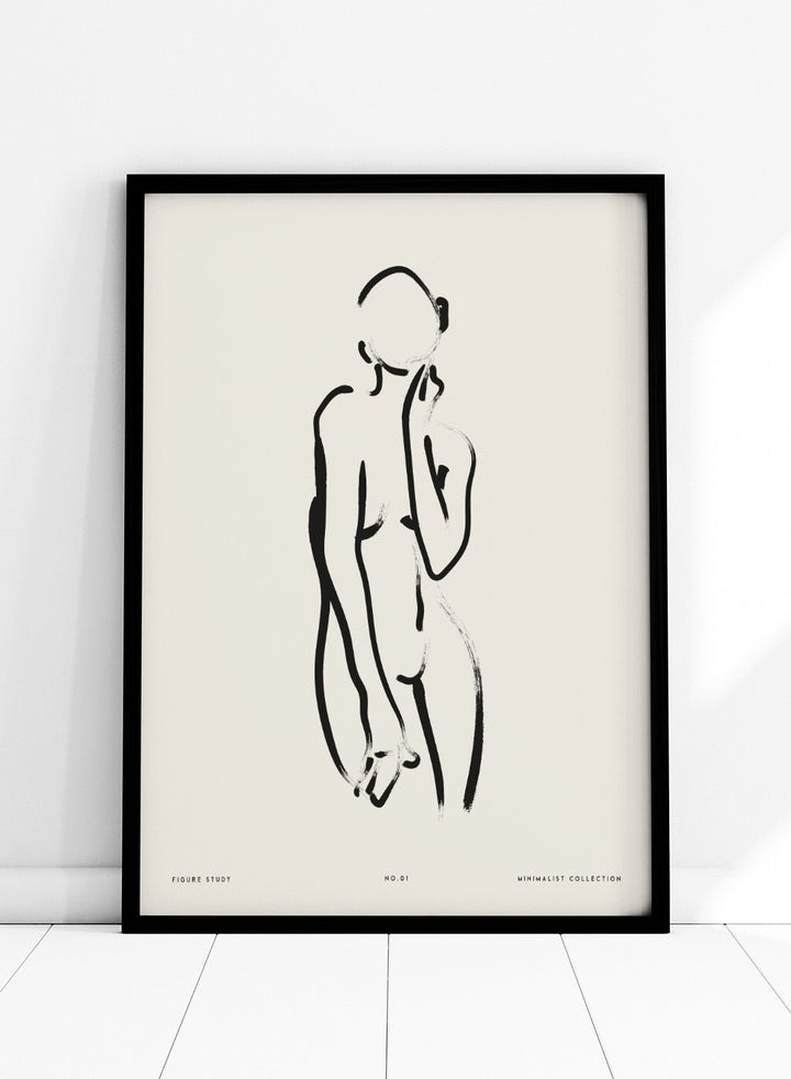 "Abstract Figure" Art Print_Sugar & Canvas