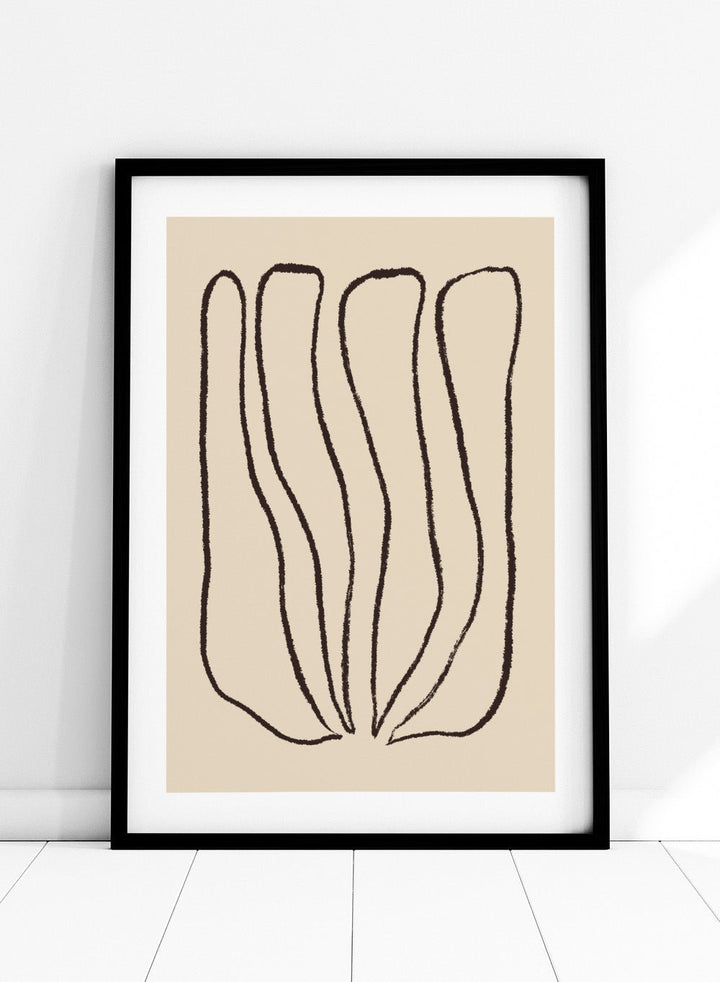 'Organic Form' Aesthetic Art Print_Sugar & Canvas