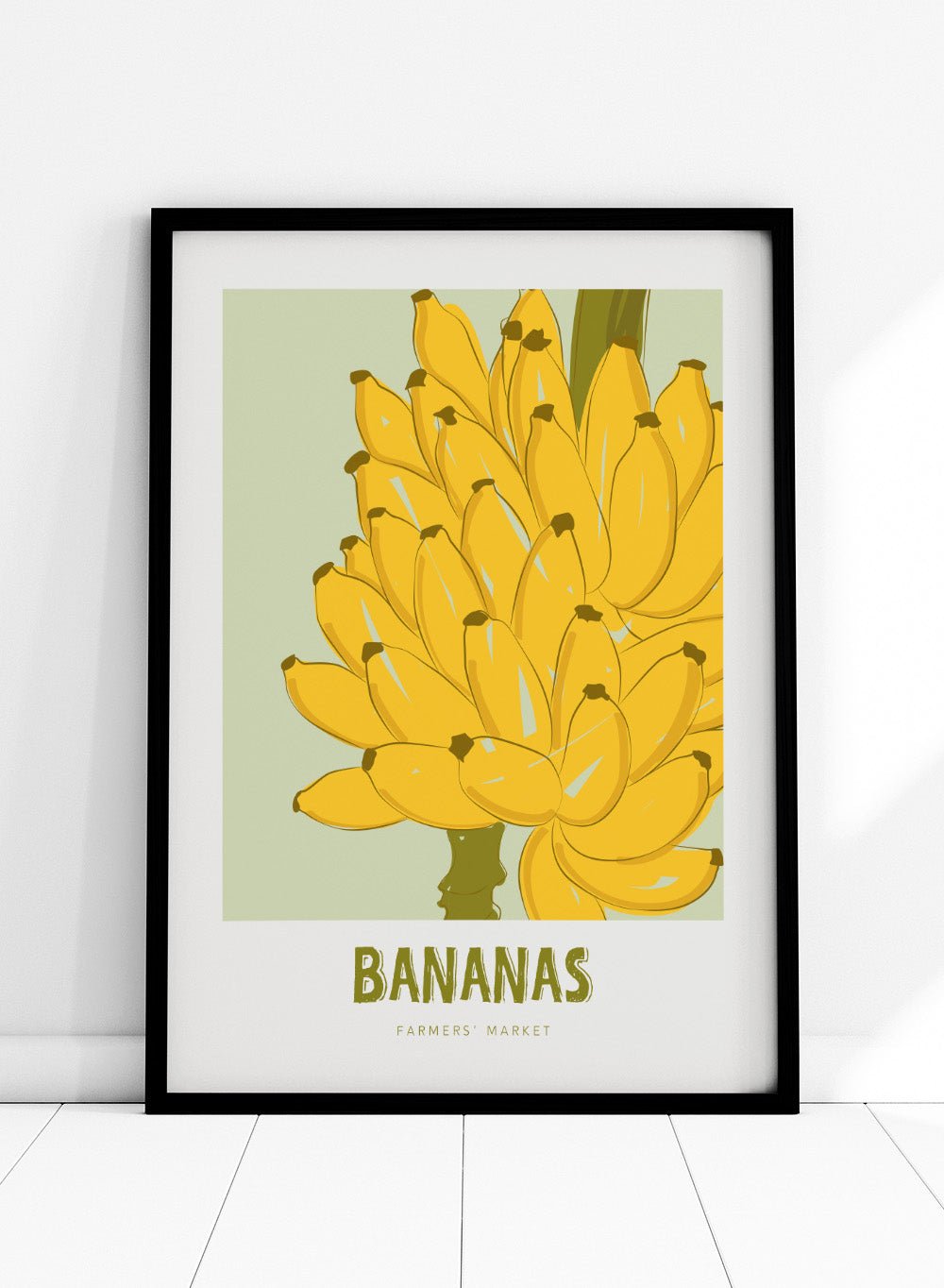 'Fruit Market Bananas' Aesthetic Art Print_Sugar & Canvas